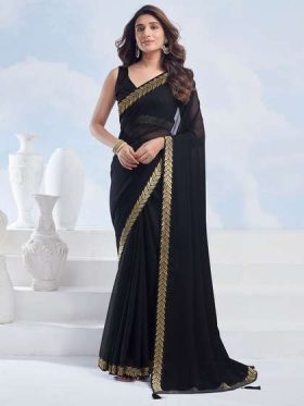 Woven Design Pure Georgette Saree