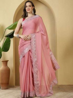 Embellished Saree With Blouse Piece