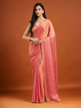 Embellished Beads and Stones Saree